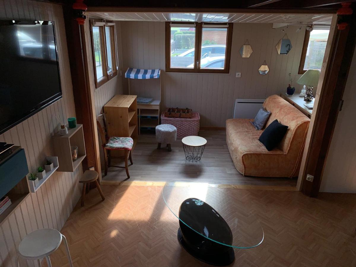 Chaleureux Chalet En Bord De Mer Мервиль-Франсвиль Экстерьер фото
