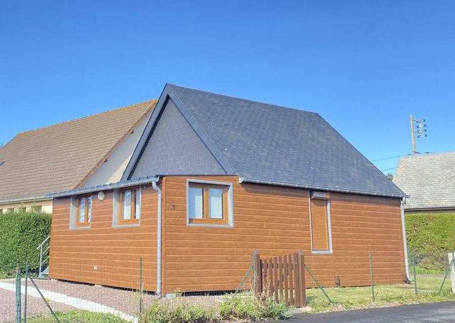 Chaleureux Chalet En Bord De Mer Мервиль-Франсвиль Экстерьер фото