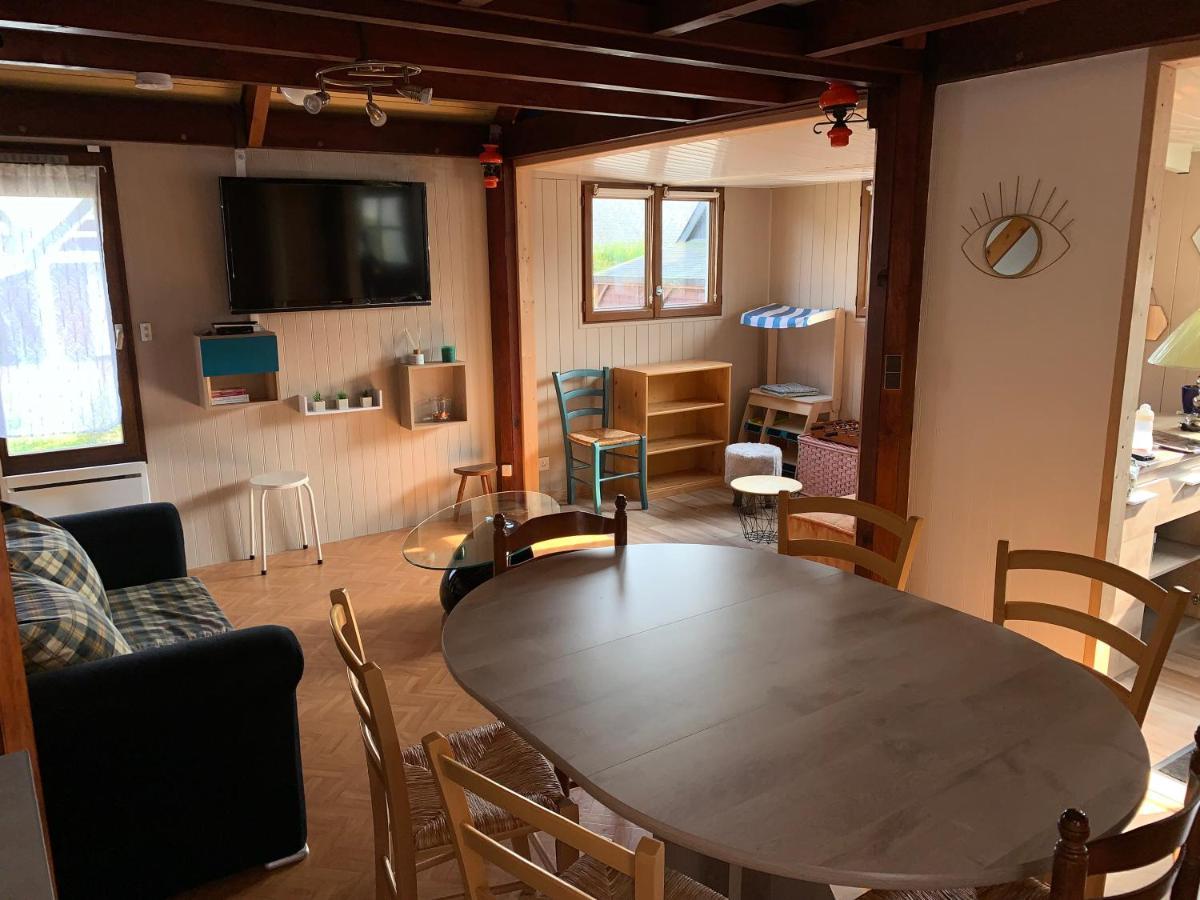 Chaleureux Chalet En Bord De Mer Мервиль-Франсвиль Экстерьер фото
